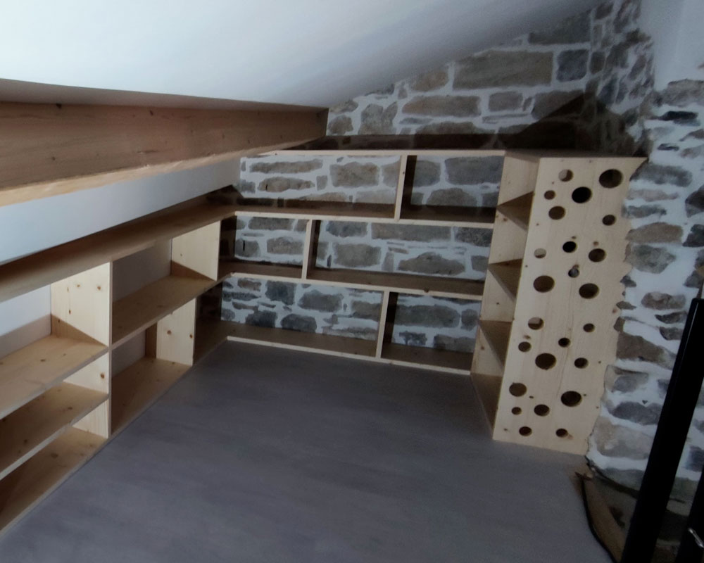 agencement sous mezzanine